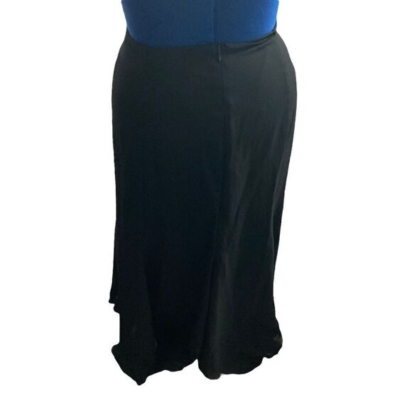 CATO Women’s Black Maxi Skirt Size 14-16 Tulip/Scalloped Hem - Picture 5 of 8